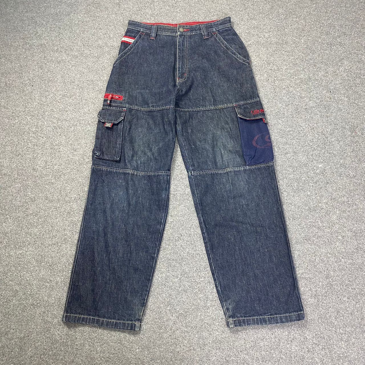 Japanese Brand × Vintage PIKO DENIM JEANS BAGGY CARGO PANTS 
