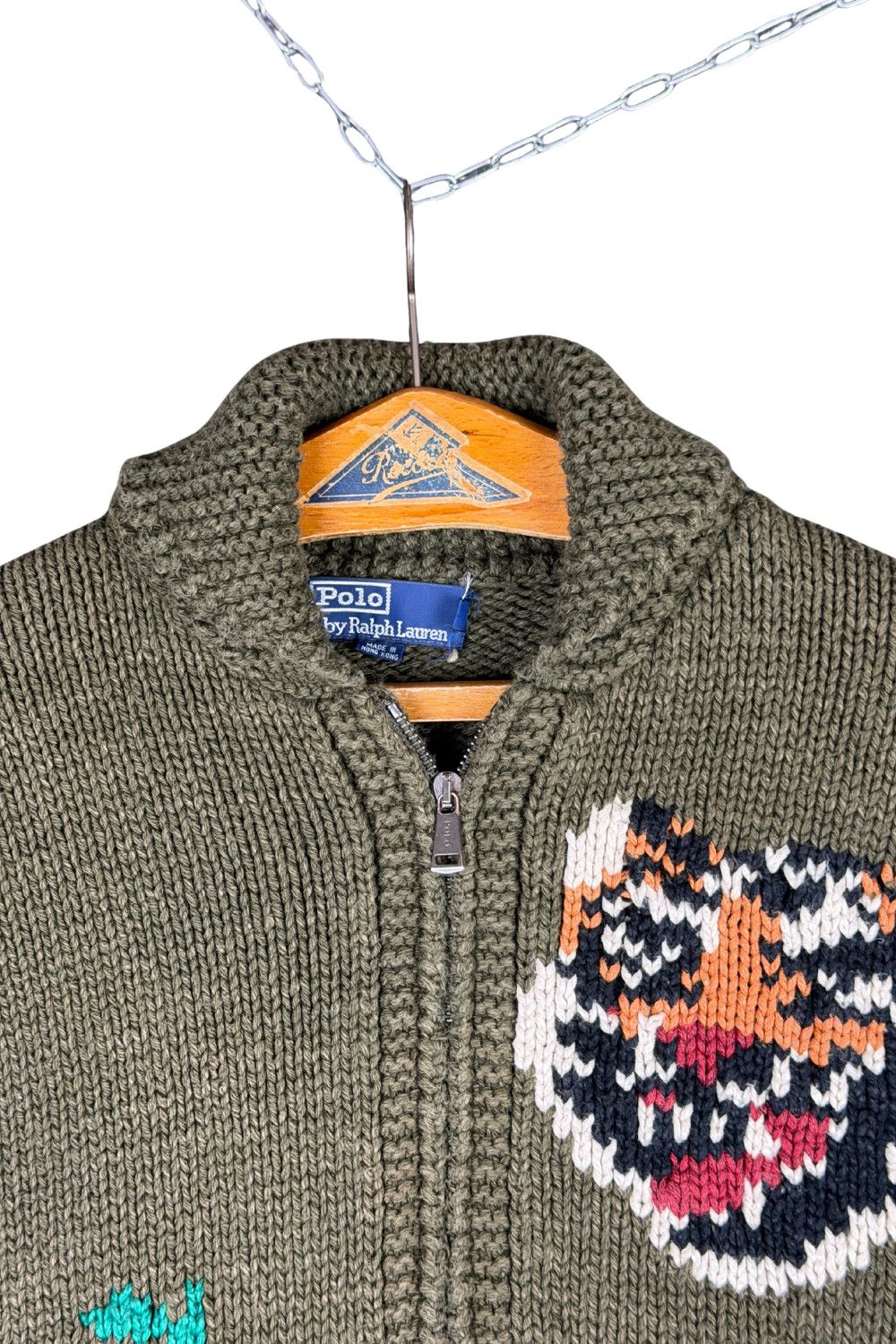 Polo Ralph Lauren Ralph Lauren Polo Tiger Rose Cowichan Knit Cardigan 90s Size M / US 6-8 / IT 42-44 - 18 Thumbnail