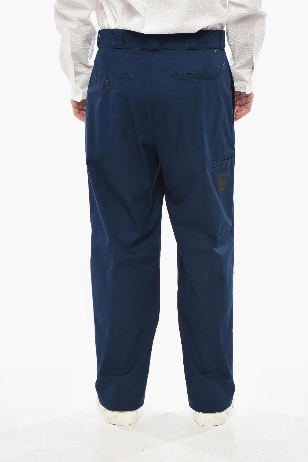 Givenchy og1mm0326 Cotton-Blend Chino Pant in Blue Size US 34 / EU 50 - 2 Thumbnail