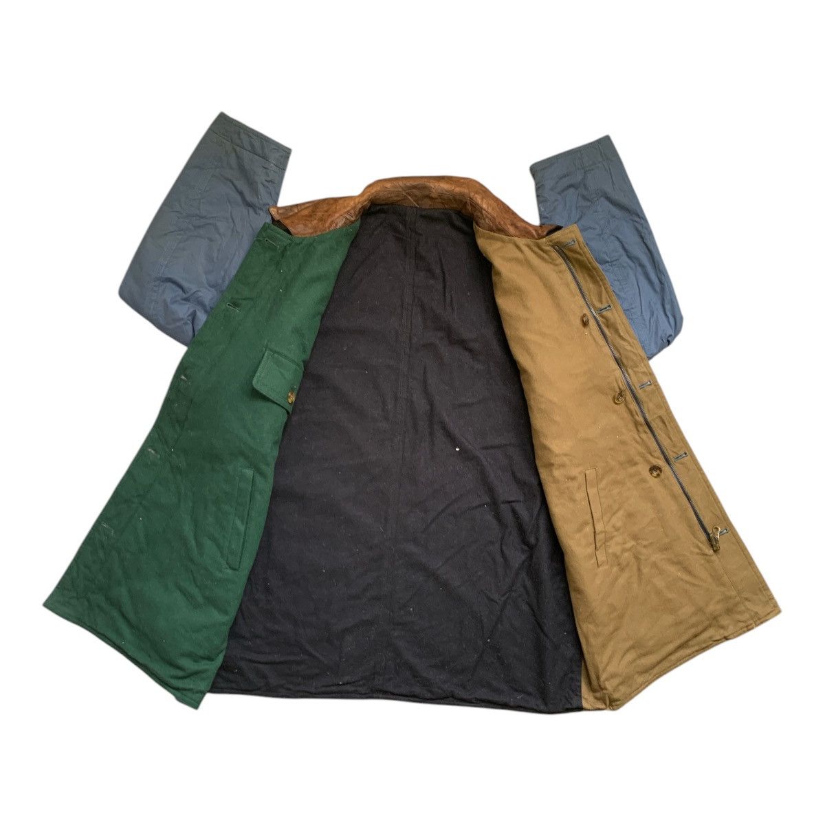 Designer × Faconnable × Vintage Rare Design Vintage Faconnable Riri Zipper Coat Size US L / EU 52-54 / 3 - 1 Thumbnail