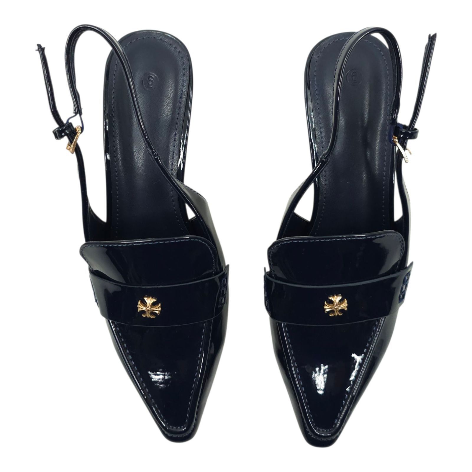 Other ZBY Coutgo Pointed Toe Slingback Kitten Heel Pumps Women 6 Size US 6 / IT 36 - 10 Thumbnail