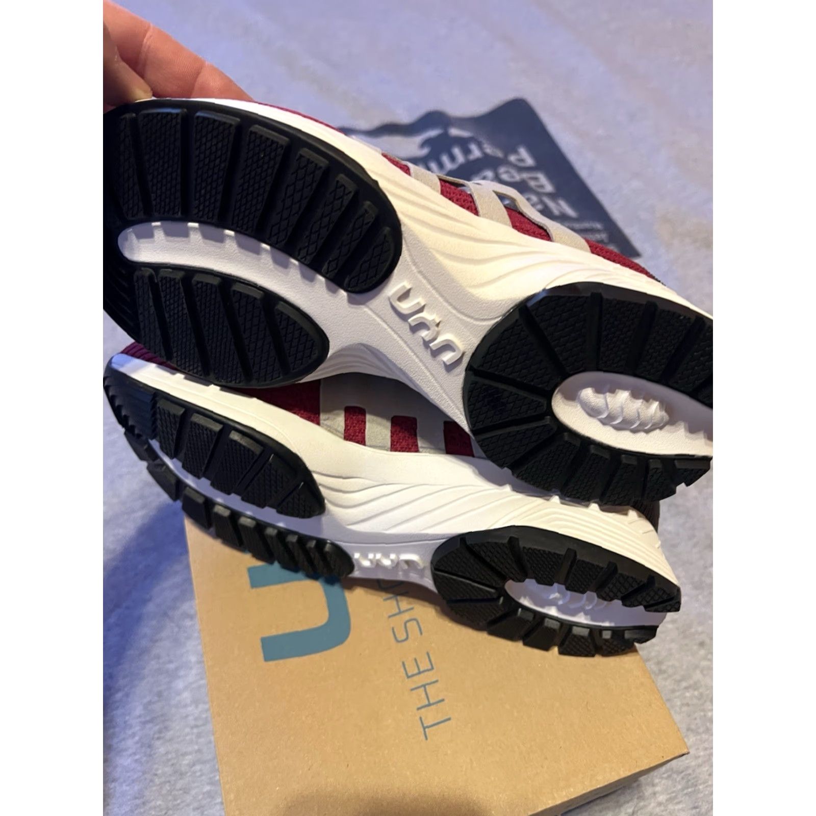 Vintage UYN Nature Tune Women’s Sneaker Merino Wool Size 41 Purple Red Running Lace Up Ventilated Spring Summer Italy Size US 10 / IT 40 - 4 Thumbnail