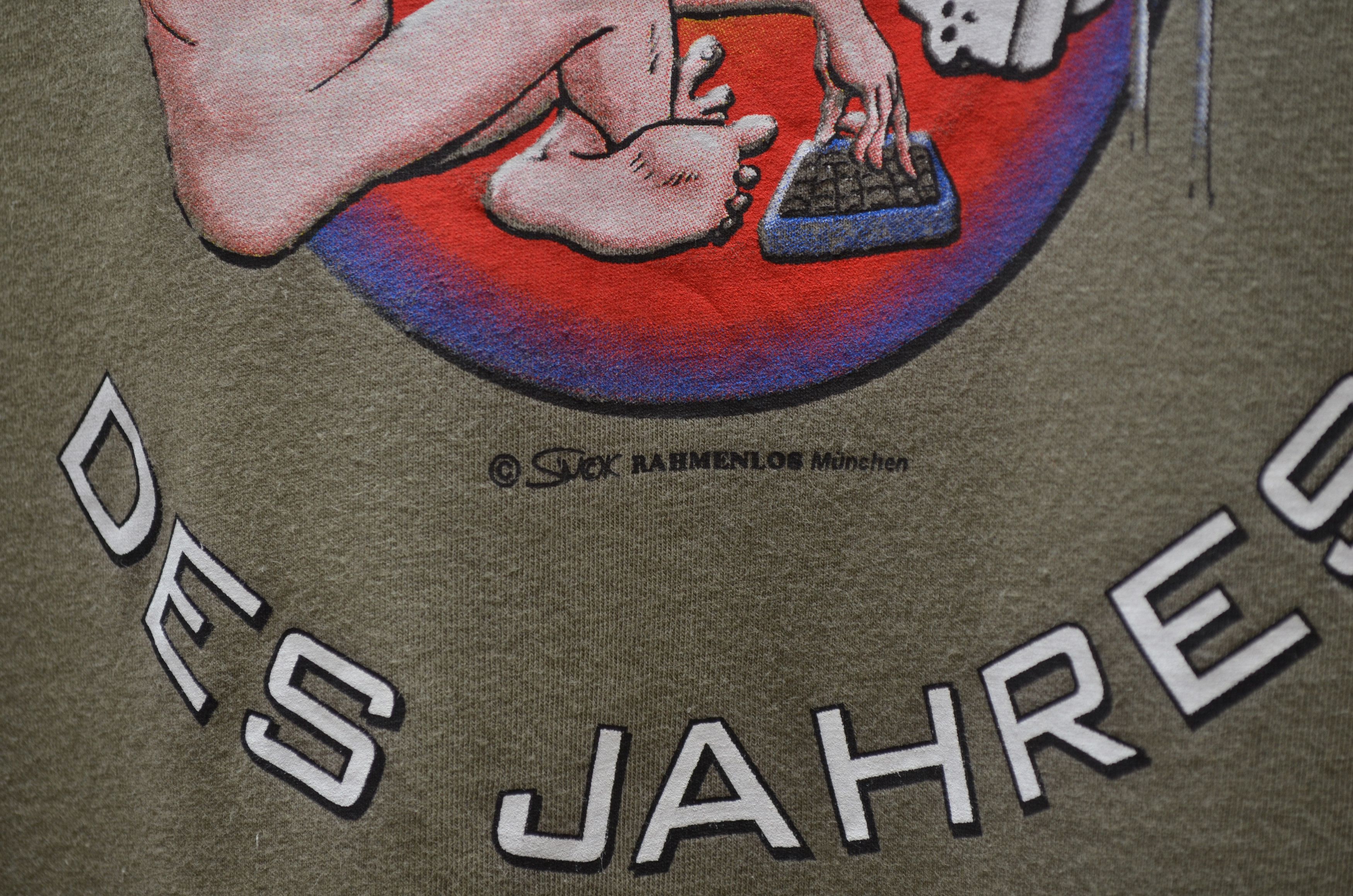 Hanes Vintage 90s PC-Freak T-Shirt Computer Programmer Geek Nerd Size US XXL / EU 58 / 5 - 4 Thumbnail