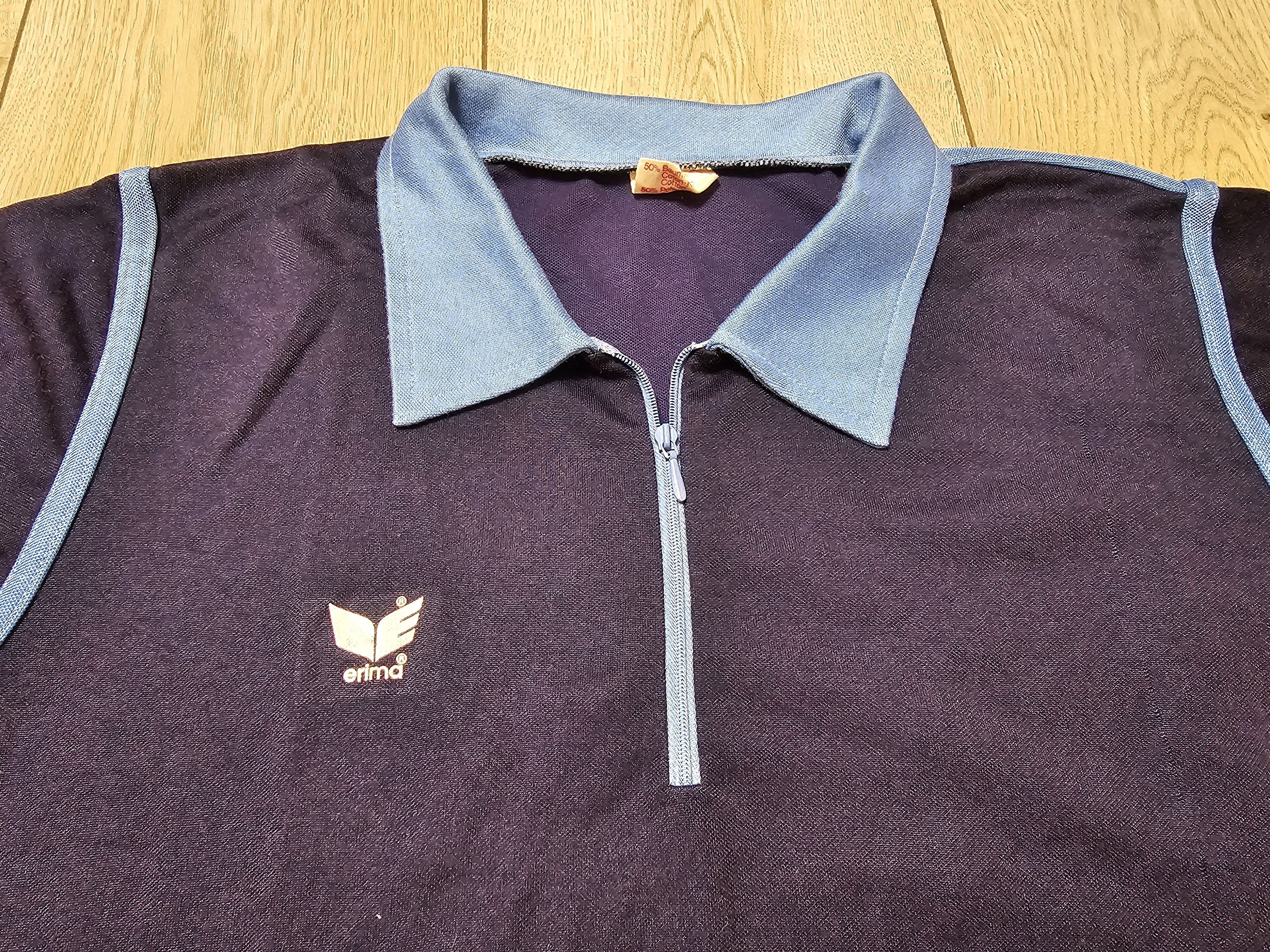 Vintage ERIMA VINTAGE WEST GERMANY SOCCER JERSEY 70S 80S FOOTBALL Size US L / EU 52-54 / 3 - 3 Thumbnail