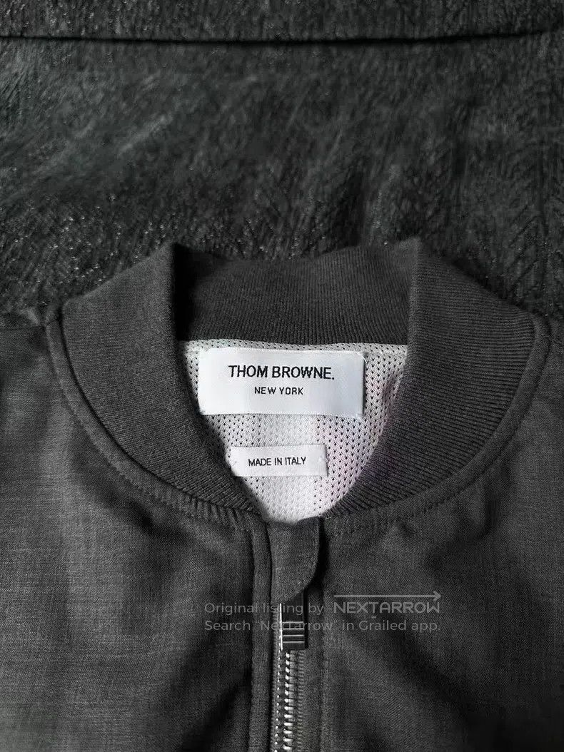 Thom Browne Thom Browne Back Striped Jacket Grey Size US S / EU 44-46 / 1 - 3 Thumbnail