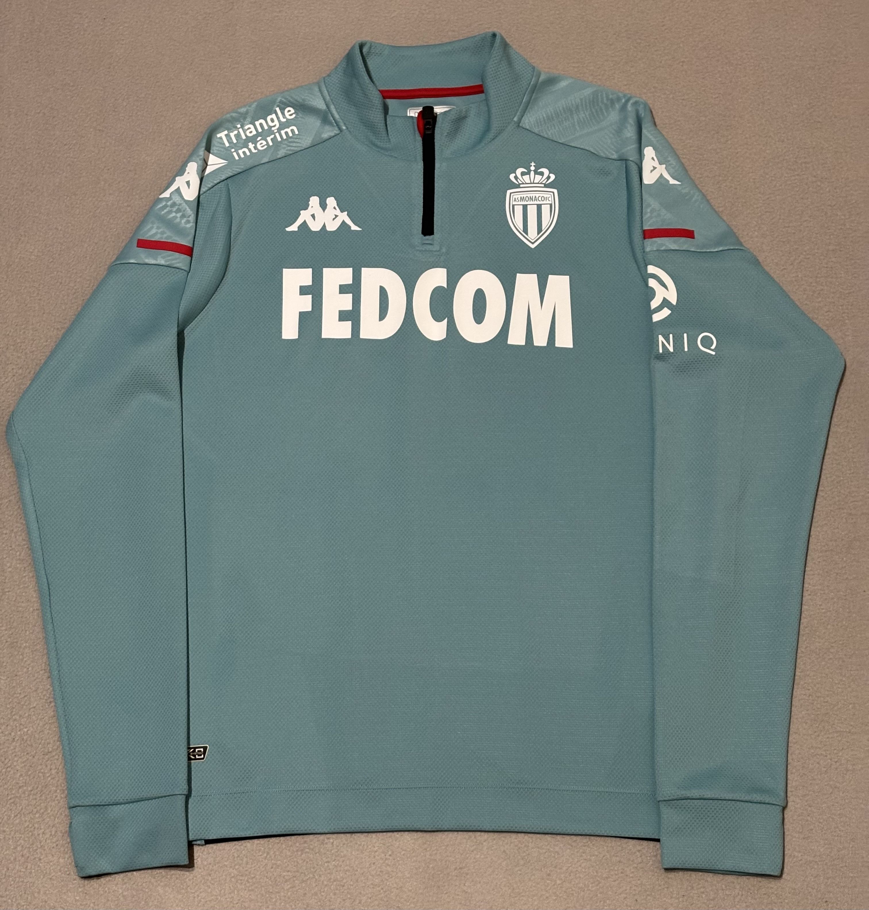 Kappa AS Monaco 2020/2021 Kappa Training Sweatshirt Size L Size US L / EU 52-54 / 3 - 5 Thumbnail