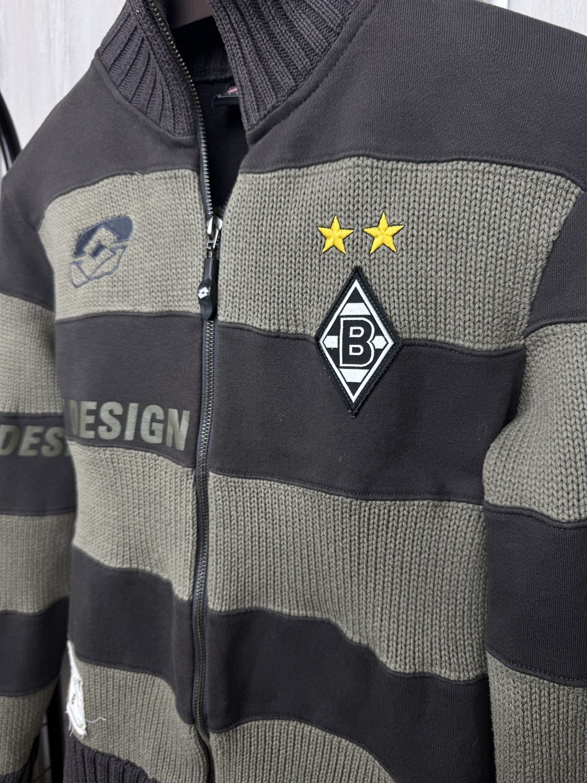 Lotto Sport × Vintage Vintage 00s y2k Lotto BORUSSIA MÖNCHENGLADBACH zip sweater Size US S / EU 44-46 / 1 - 5 Thumbnail