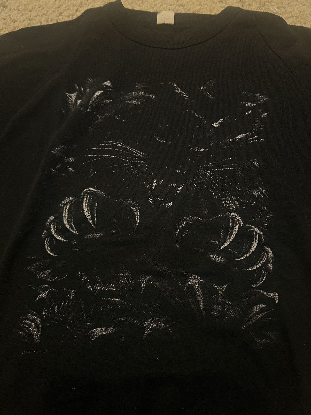 Vintage Sick vintage 90s black panther AOP sweatshirt Size US L / EU 52-54 / 3 - 1 Thumbnail