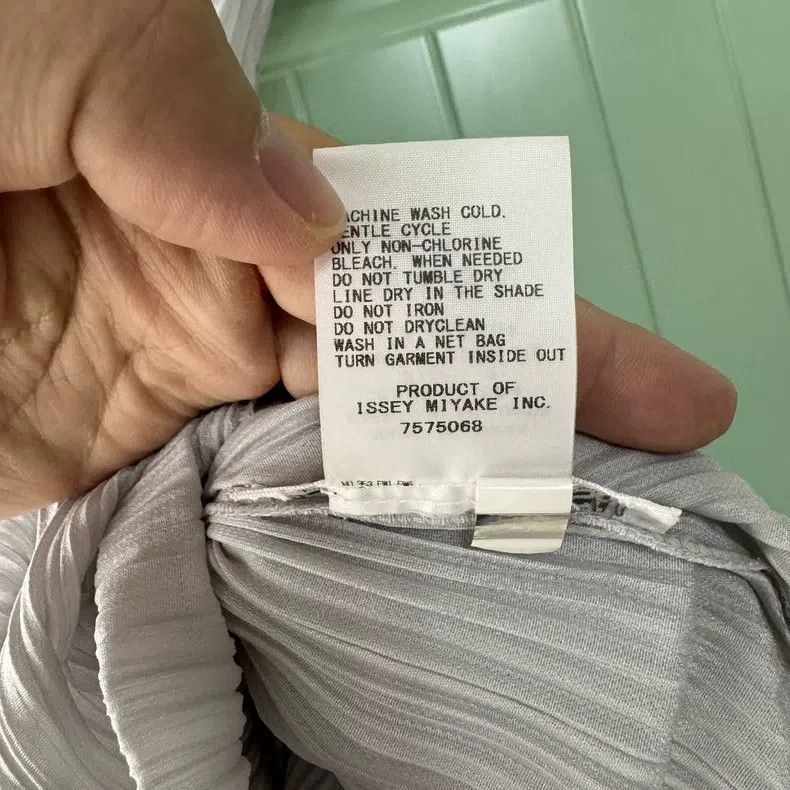Issey Miyake Issey Miyake Gray Pleated Dress Size L / US 10 / IT 46 - 4 Thumbnail