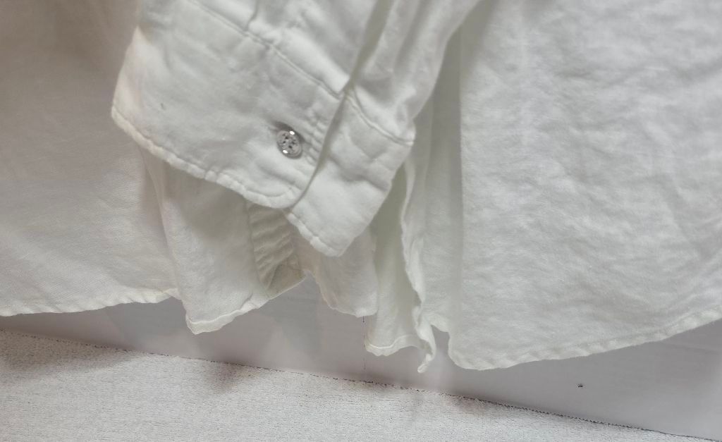 Chaps Women's Chaps White Linen Button Down Shirt L Size L / US 10 / IT 46 - 7 Thumbnail
