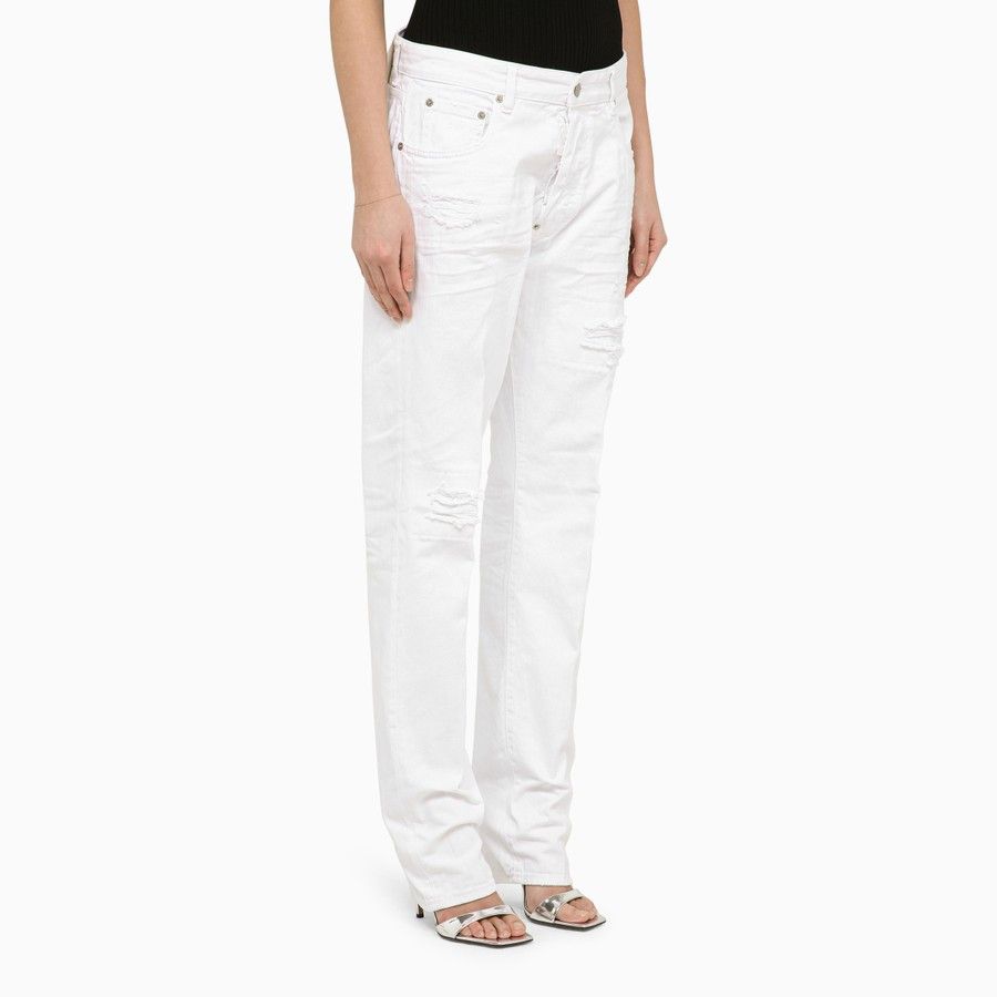 Dsquared2 o1d2blof0824 Jeans in White Size 27" / US 4 / IT 40 - 3 Thumbnail