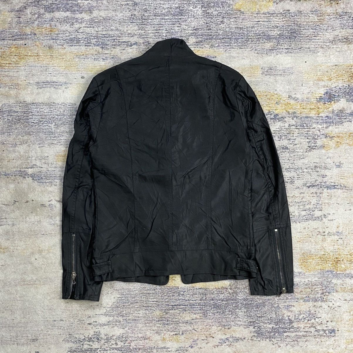 Japanese Brand × Le Grande Bleu (L.G.B.) × Shellac Shellac bikers jacket Size US S / EU 44-46 / 1 - 2 Thumbnail