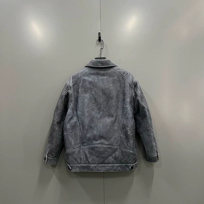 Louis Vuitton Louis Vuitton Old leather coat with embossed letters on the Size US M / EU 48-50 / 2 - 2 Thumbnail