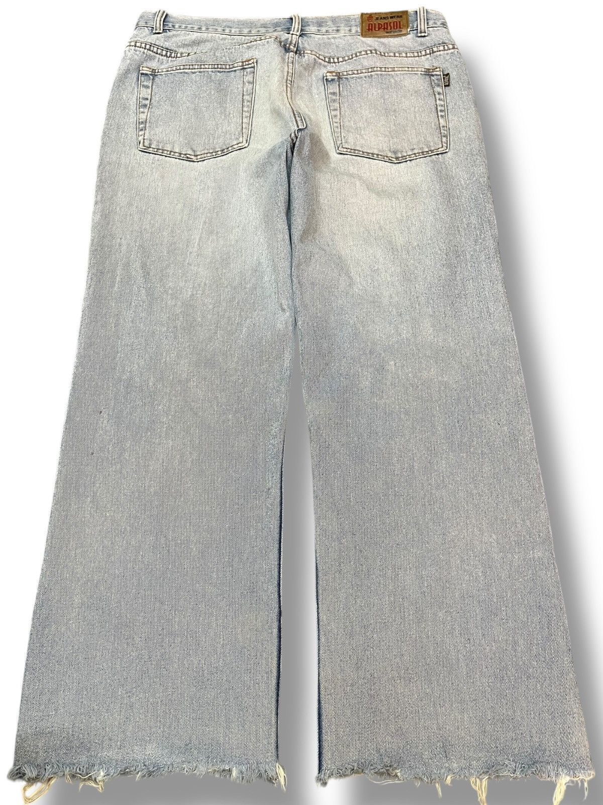 4GSELLER × Beauty Beast Vintage Alpasol Baggy Distressed Hairy Leg Denim Size US 36 / EU 52 - 6 Thumbnail