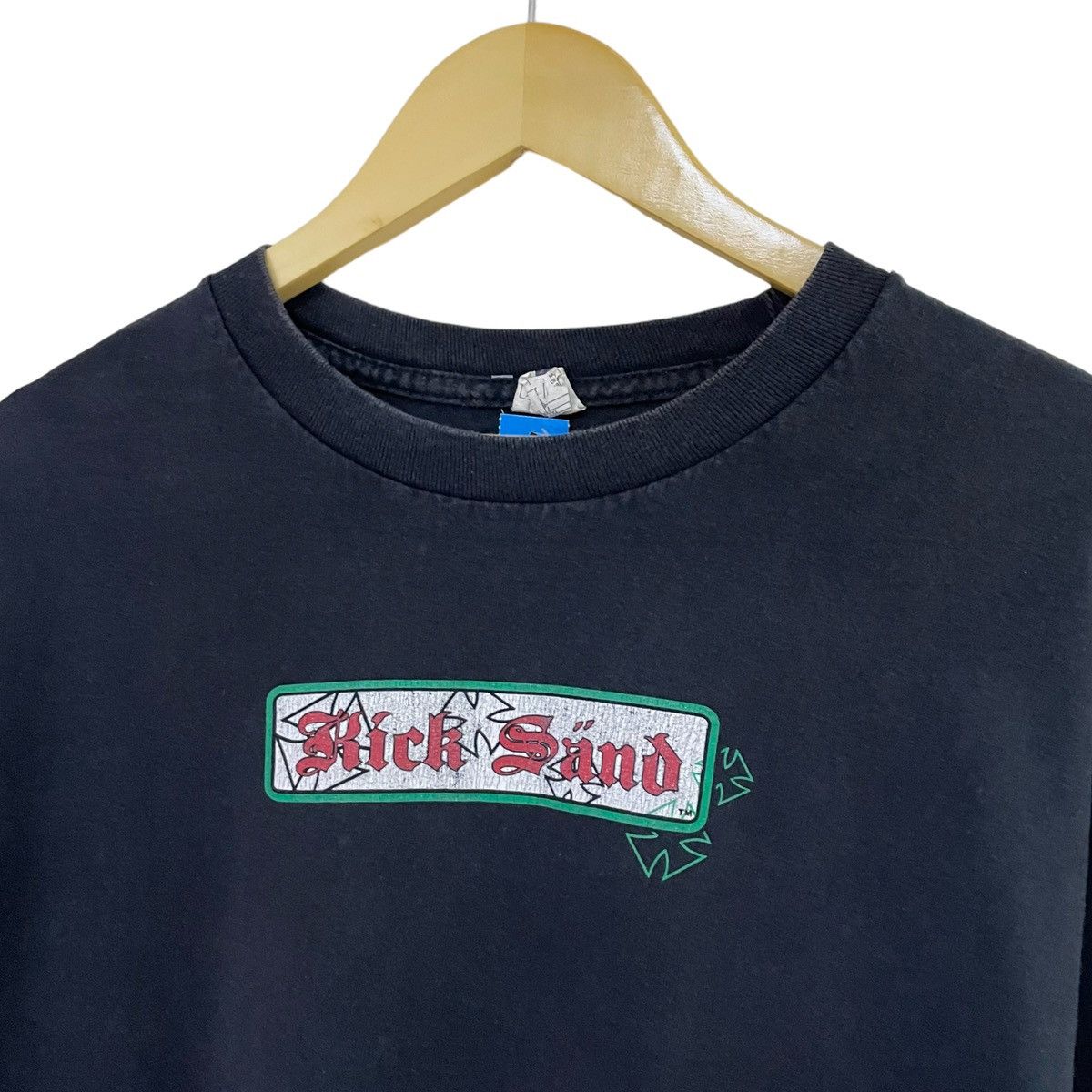 Band Tees × Vintage Vintage Y2K Rare Design Kick Sand Flame Sleeve Size US L / EU 52-54 / 3 - 8 Thumbnail
