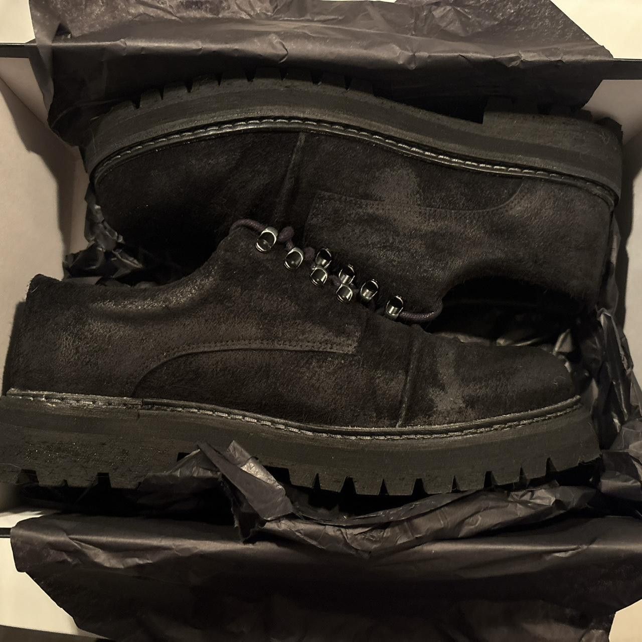 Cutout Leather Derbies