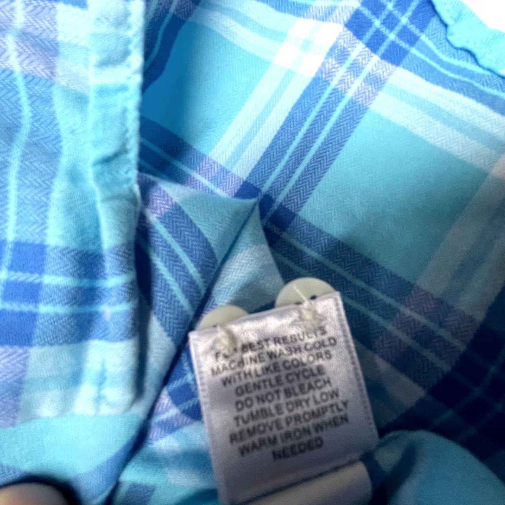 Peter Millar Peter Millar Mens Plaid Shirt Button-Up Short Sleeve XL Blue 100% Cotton Size US XL / EU 56 / 4 - 5 Thumbnail