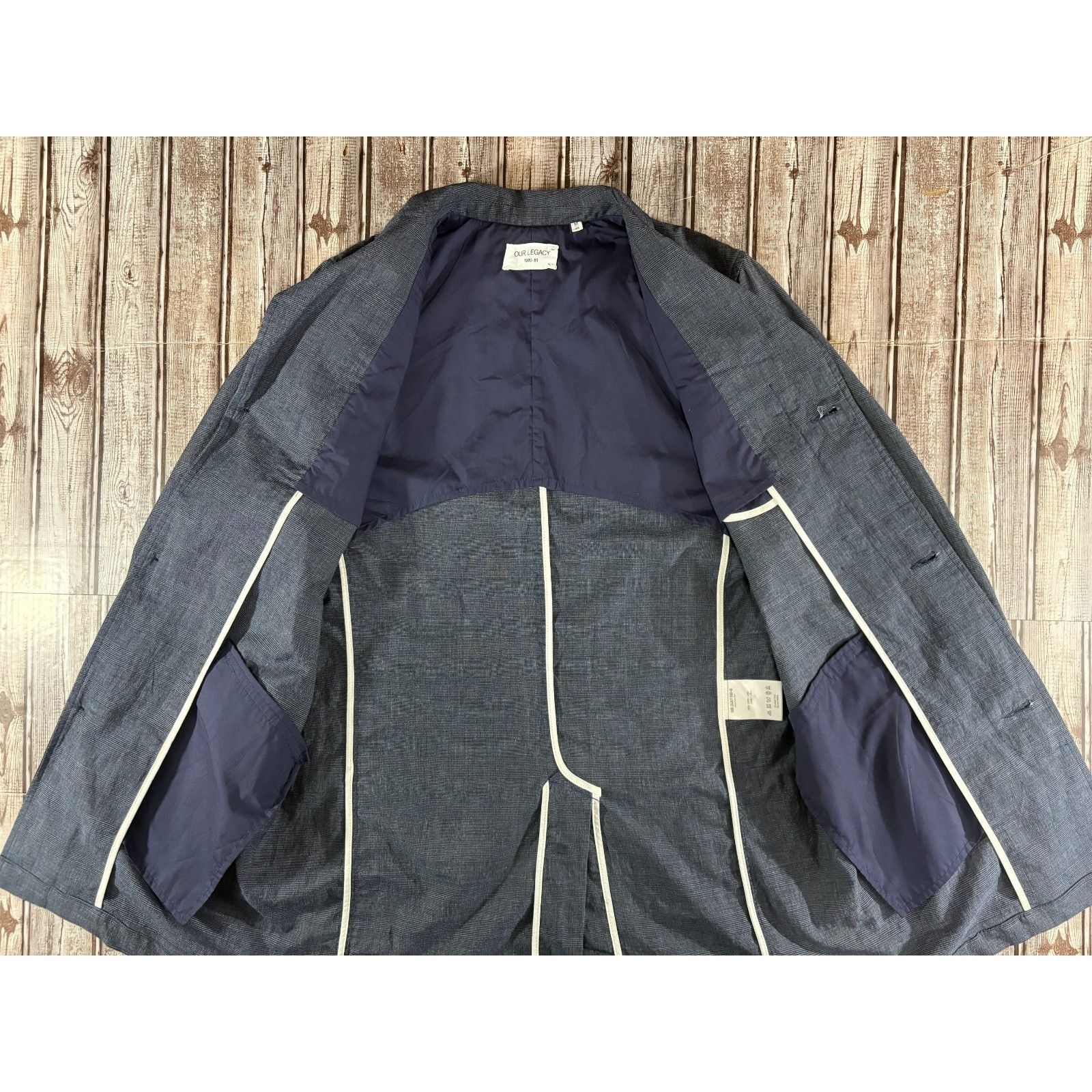 Our Legacy OUR LEGACY 1980-81 100% Linen Car coat size 48 US M color bl Size US M / EU 48-50 / 2 - 5 Thumbnail