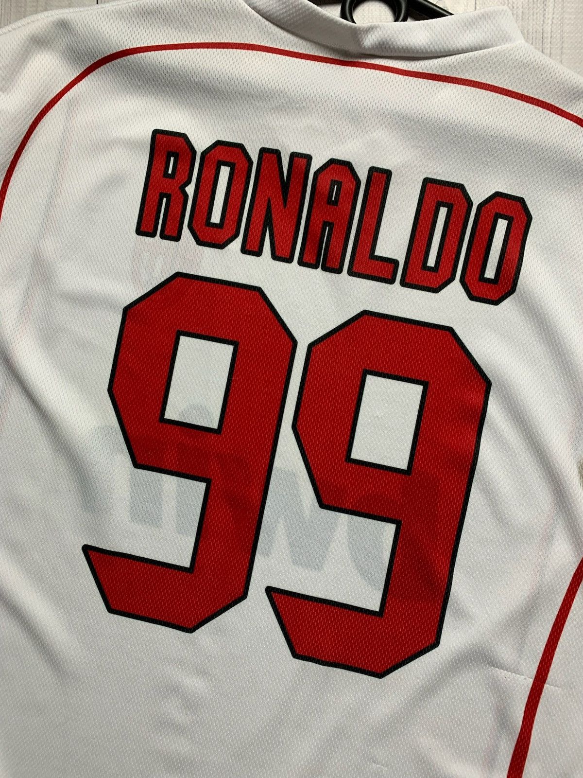 Vintage Vintage AC Milan 99 Ronaldo official product jersey L Size US L / EU 52-54 / 3 - 3 Thumbnail