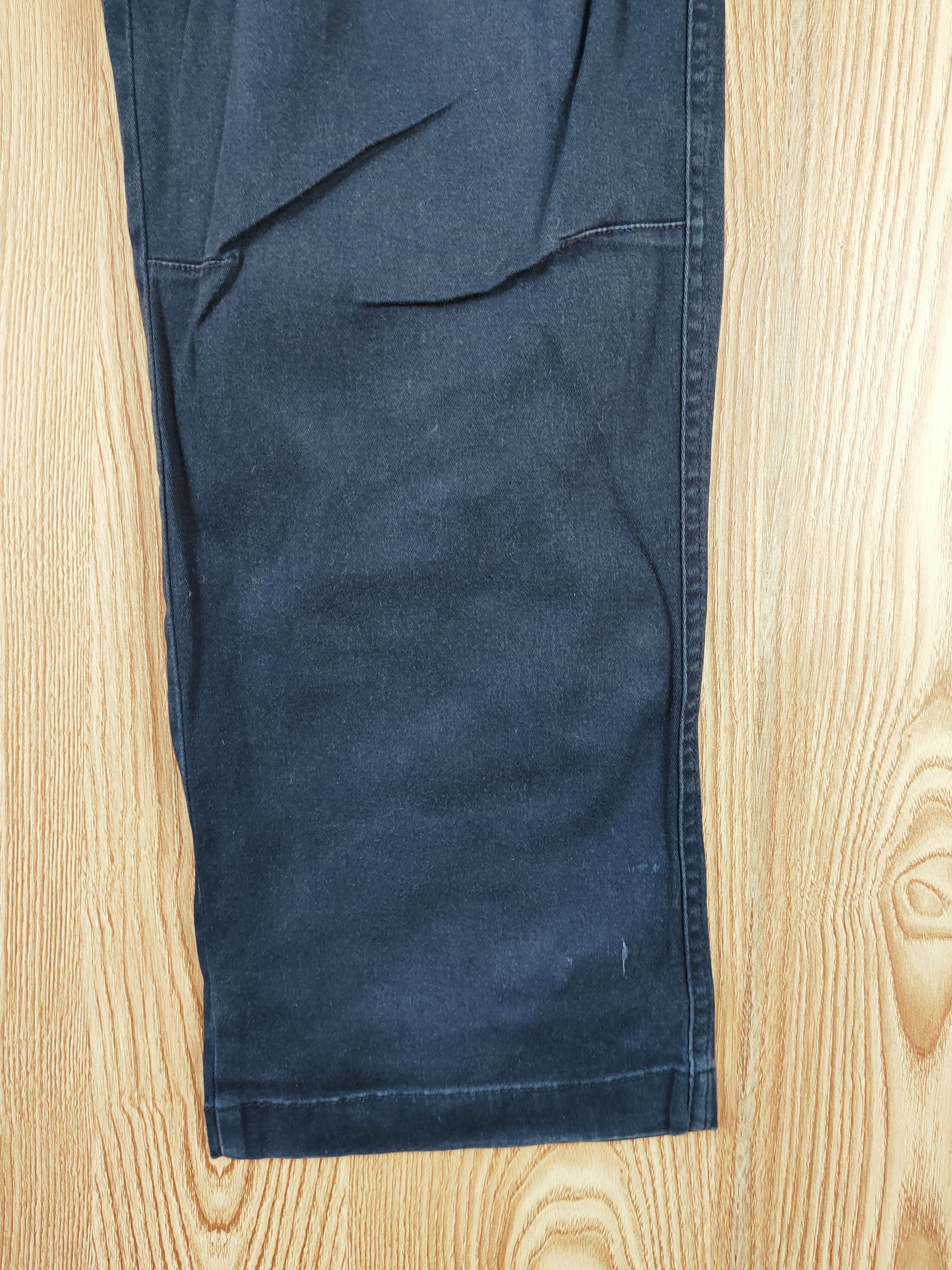 Japanese Brand Burtle Blue Faded Multipocket Tactical Cargo Pants #S2794 Size US 35 - 8 Thumbnail