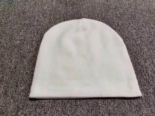 Other Money and Motion Graphic No Cuff Knit Beanie Hat White Size ONE SIZE - 4 Thumbnail