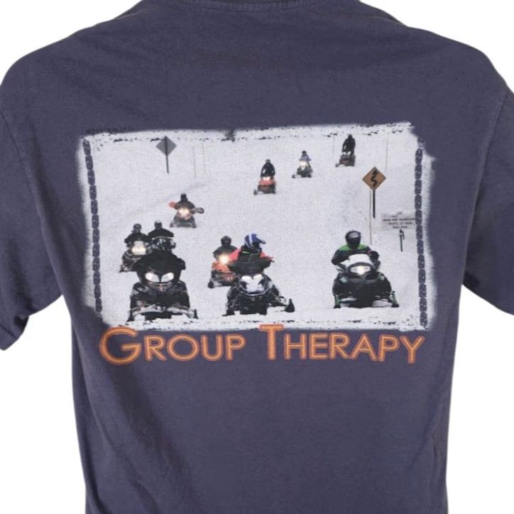 The Mountain Snowmobiling Alaska T Shirt Mens Size Small Gray Group Therapy Travel Tee Size US S / EU 44-46 / 1 - 2 Thumbnail