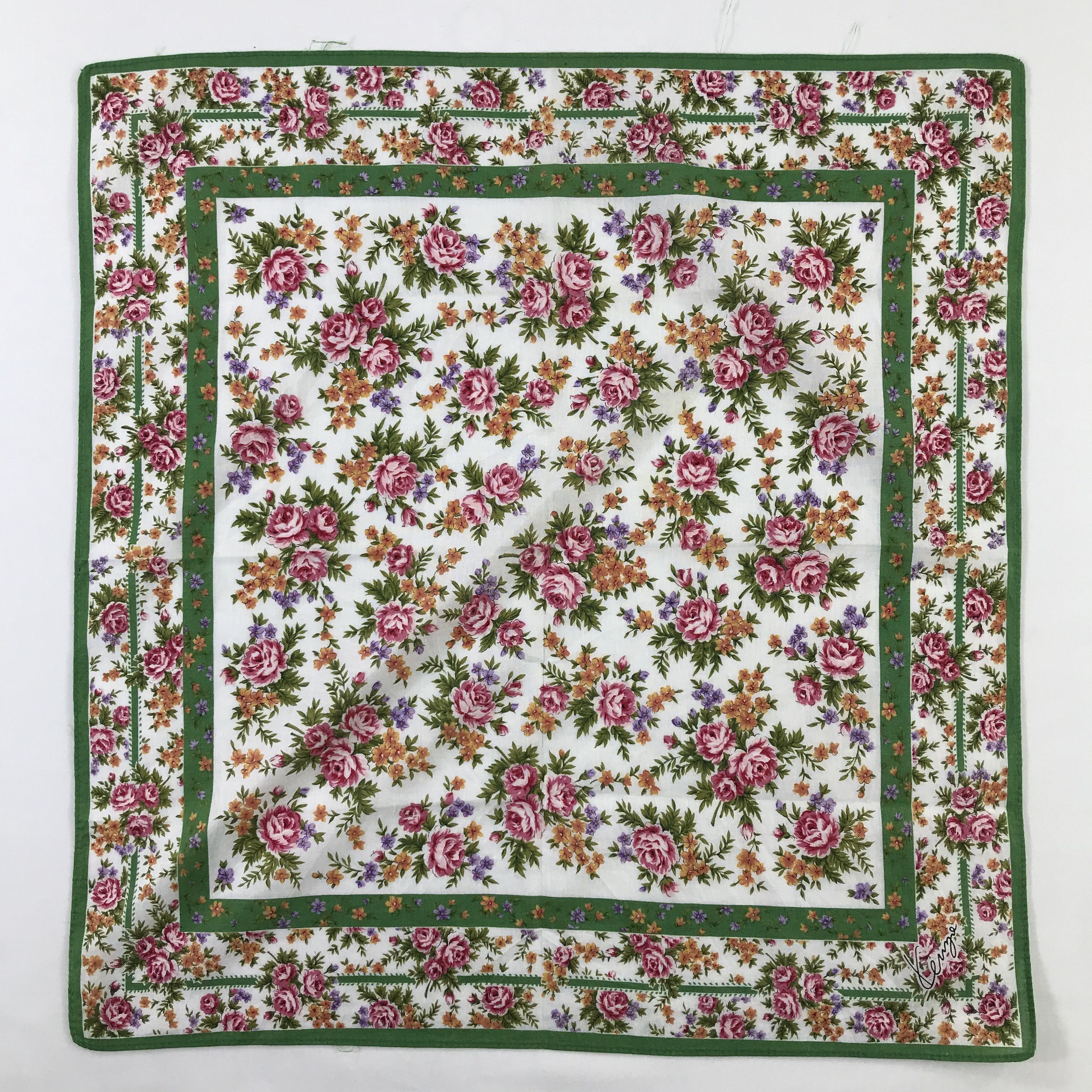 Kenzo × Vintage Kenzo Bandana / Handkerchief / Neckerchief - S571 Size ONE SIZE - 1 Thumbnail