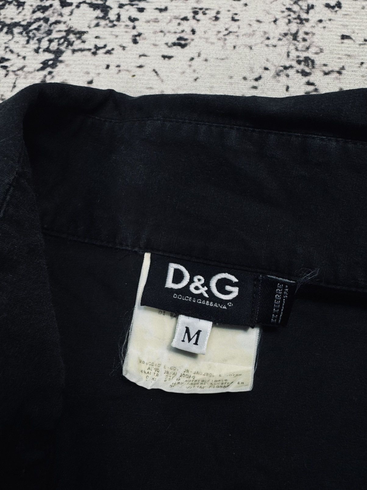 Dolce & Gabbana × Vintage Dolce & Gabbana Shirt black womens M vintage Size US M / EU 48-50 / 2 - 5 Thumbnail