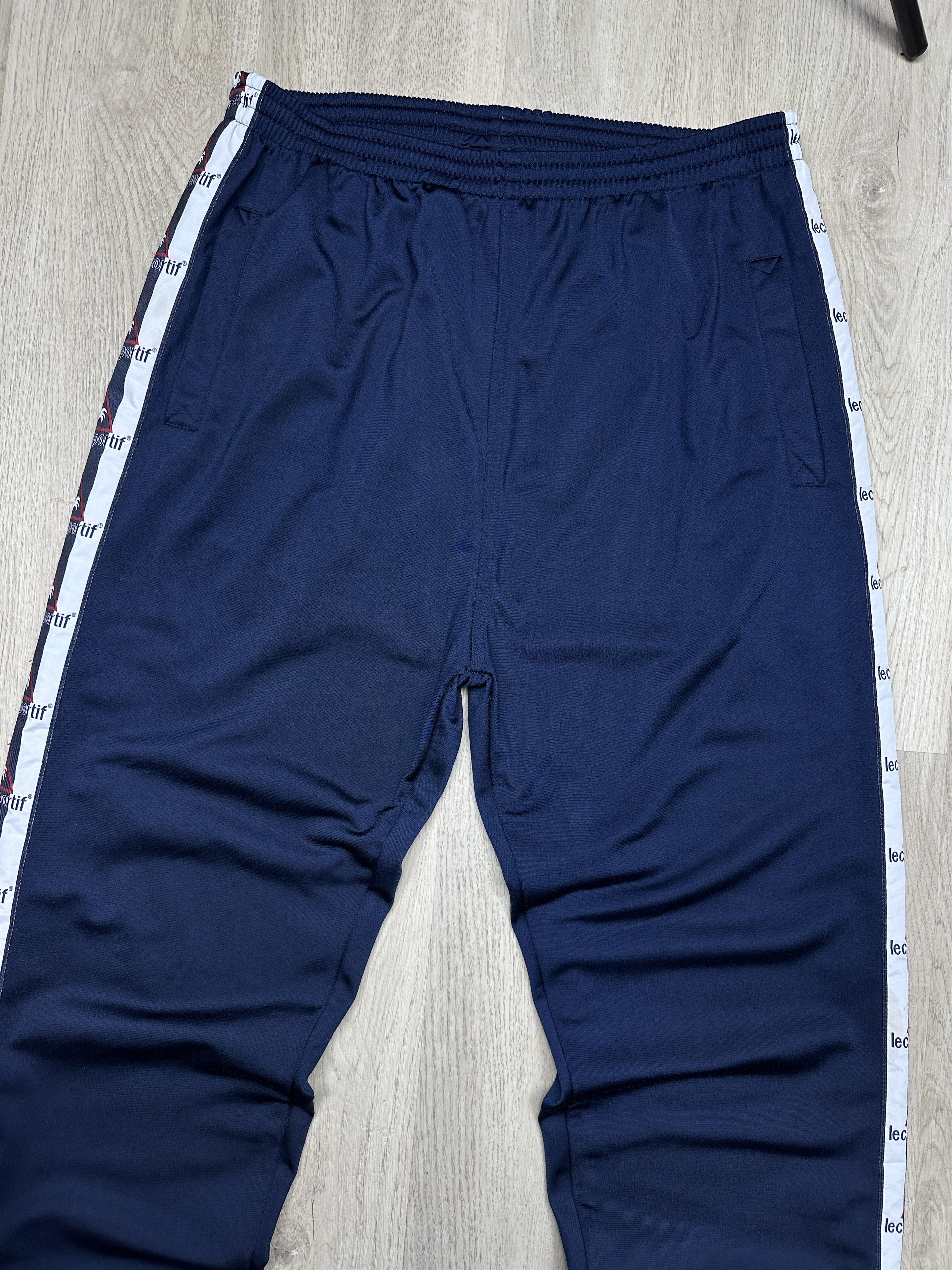 Le Coq Sportif Le Coq Sportif Vintage Mens Track Pants Size US 36 / EU 52 - 2 Thumbnail