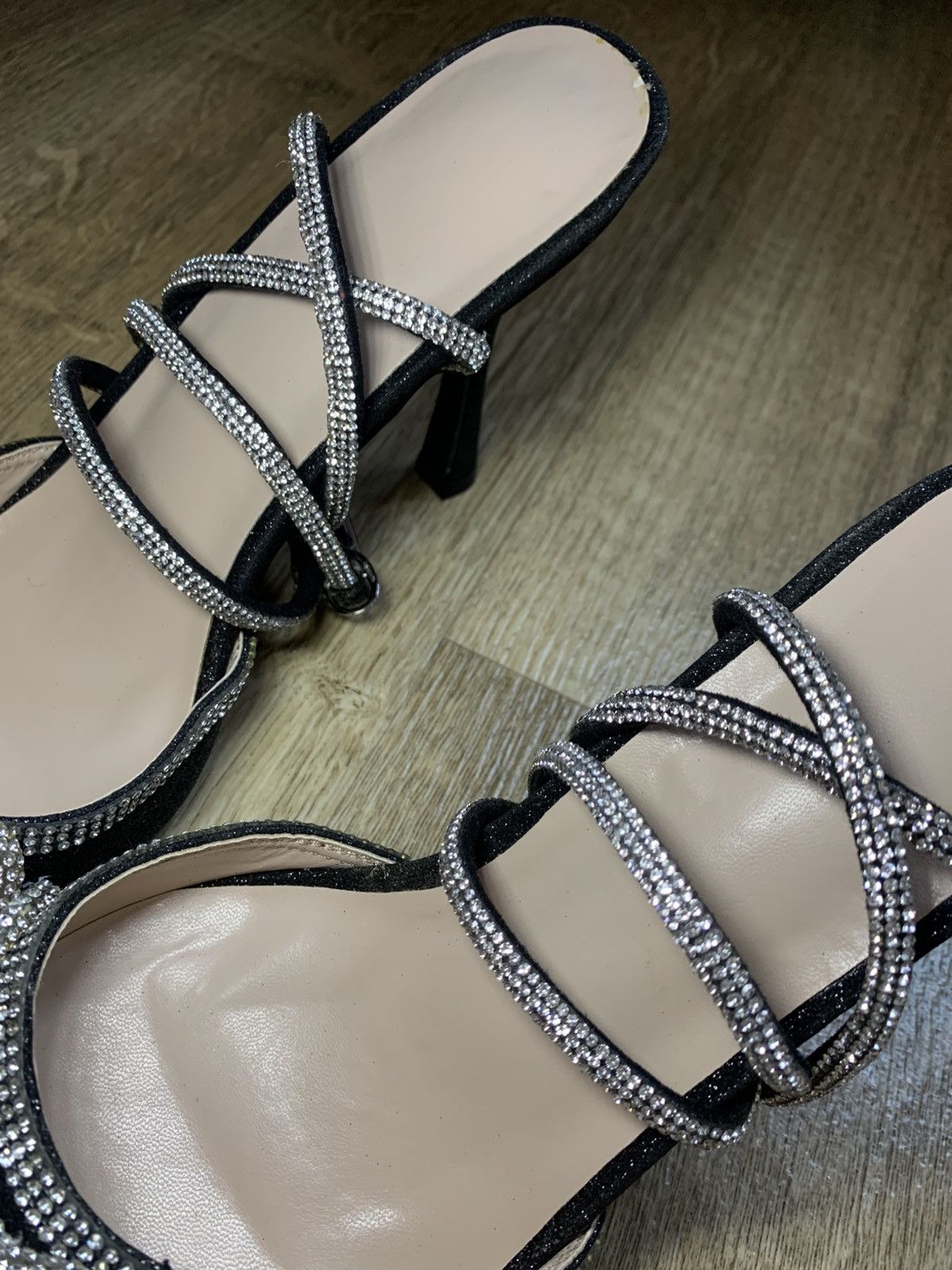 Other Crystal high heels, size 41, 11 cm heel Size US 10 / IT 40 - 4 Thumbnail