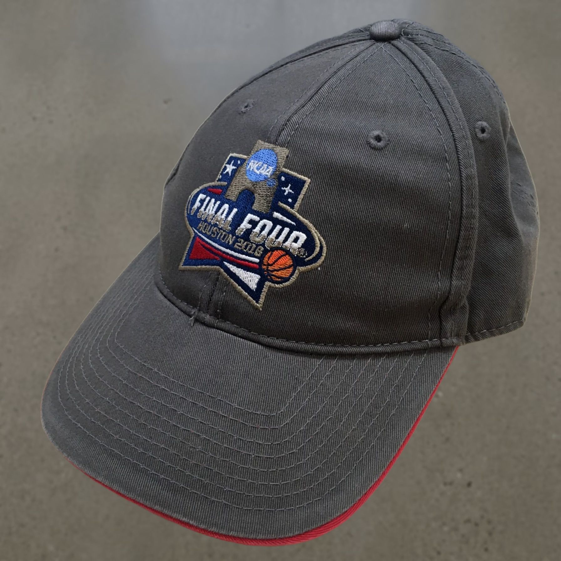 NCAA 2016 NCAA Final Four Baseball Cap Hat Mens Gray OS Curve Brim Embroidered Logo Size ONE SIZE - 1 Thumbnail