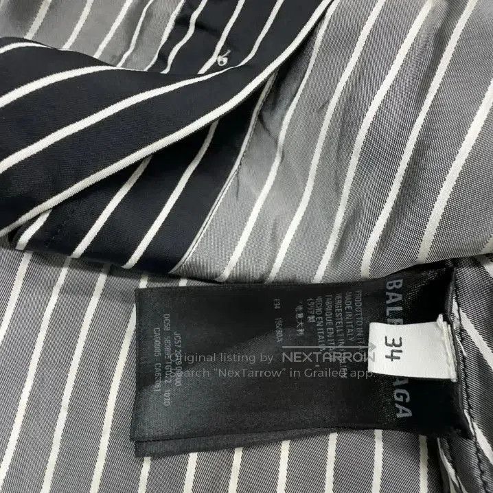 Balenciaga Balenciaga Striped Black and White Shirt. Size US XXS / EU 40 - 4 Thumbnail