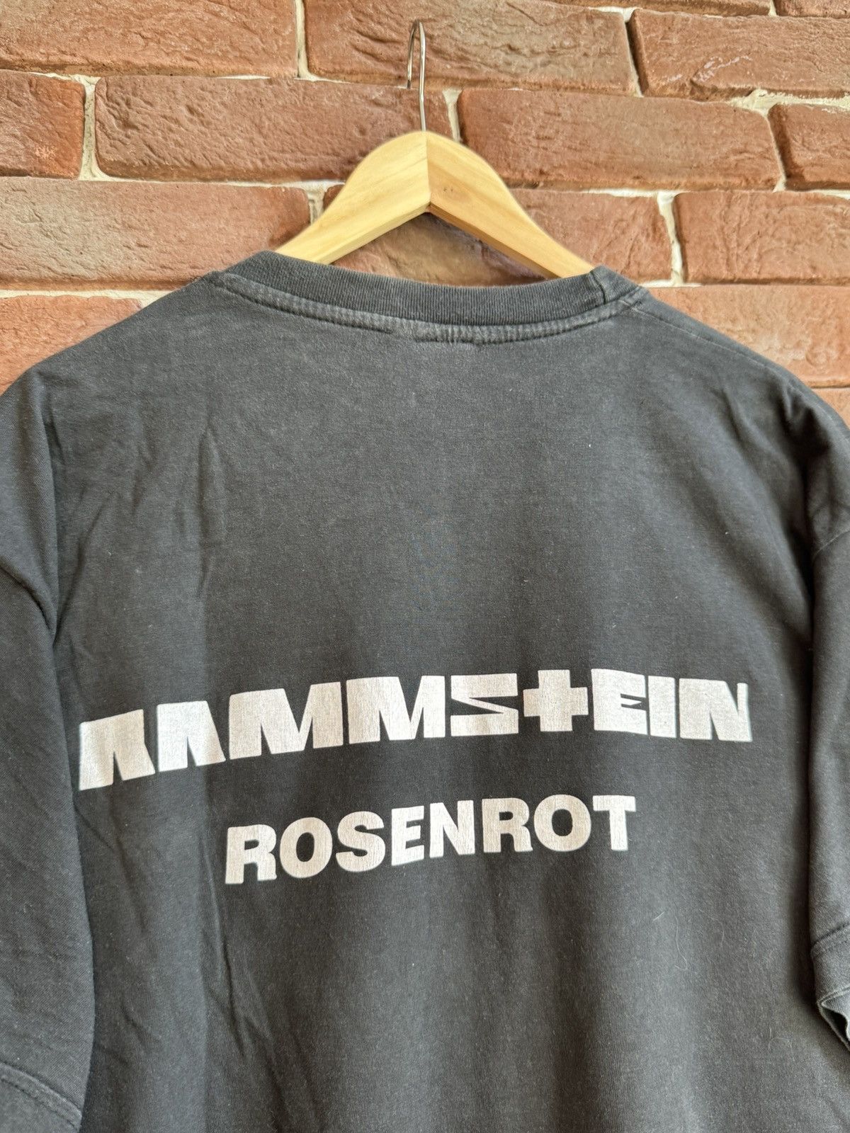 Band Tees Rare 00s Rammstein rosenrot Vintage Band T-Shirt Metal Rock Size US XL / EU 56 / 4 - 8 Thumbnail