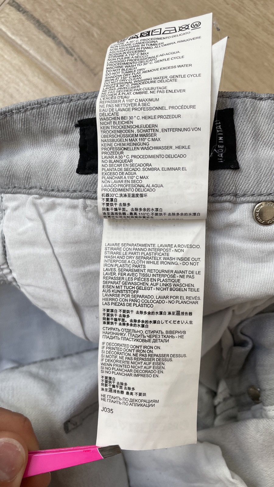 Dsquared2 Dsquared 2 Iconic Distressed Painted Slim Jeans Size US 31 - 19 Thumbnail