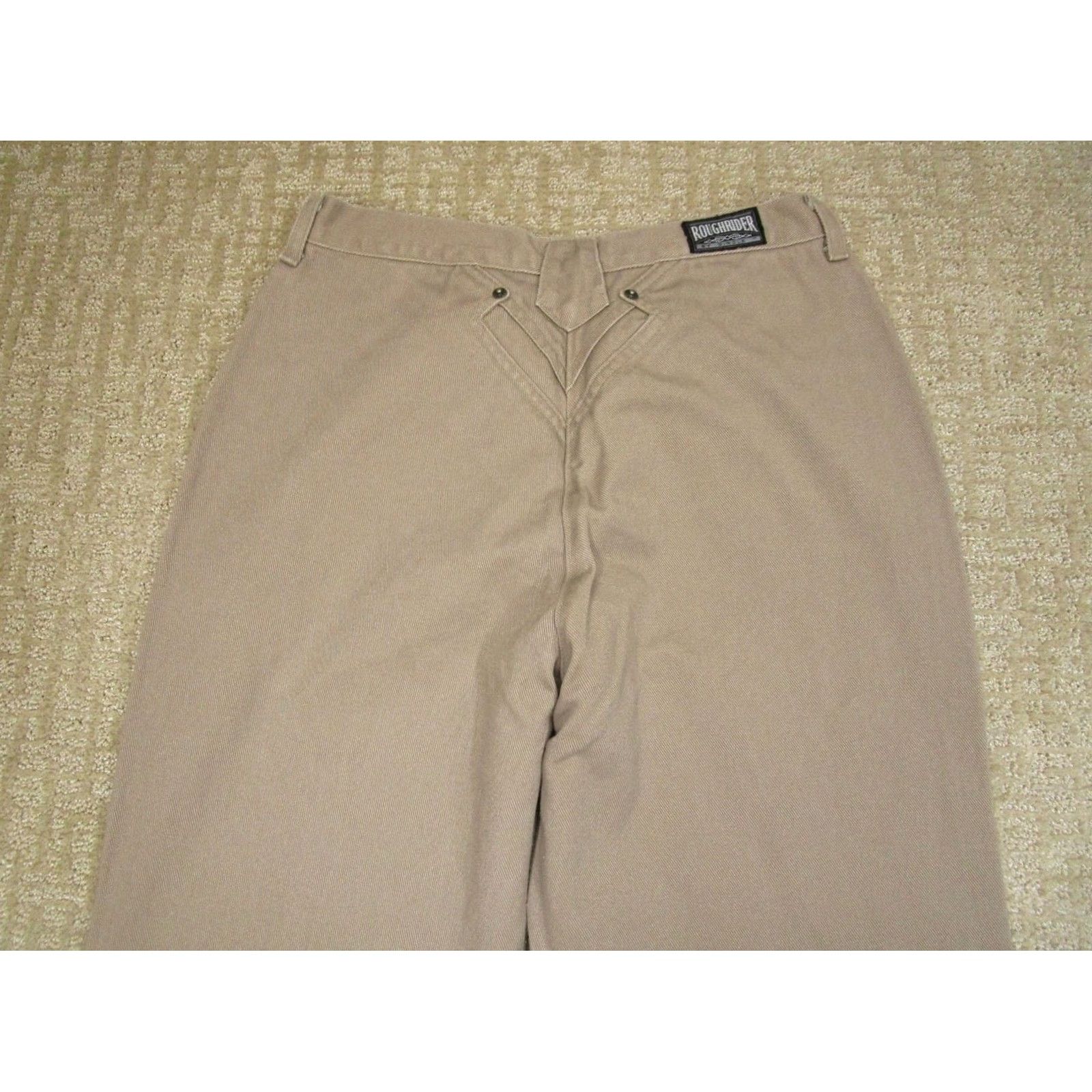 Vintage VINTAGE Roughrider Jeans Women 14 Brown Denim 5-Pocket USA 90s Southwestern Western Straight Jeans Women Size 36" / US 14 / IT 50 - 4 Thumbnail