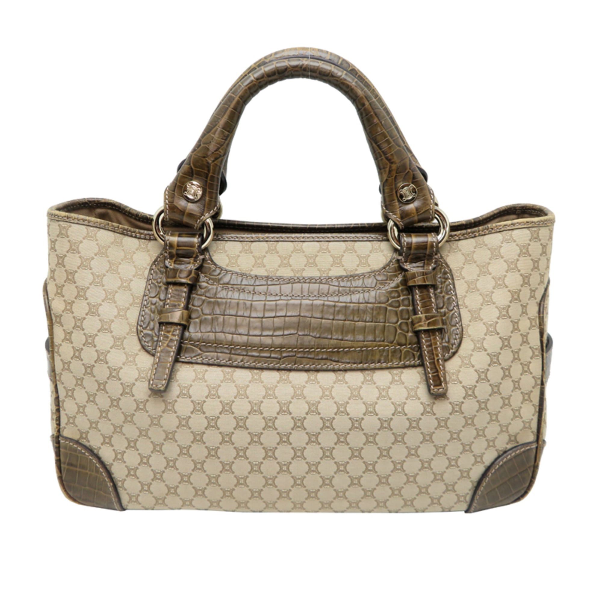 Celine Celine Boogie Bag Women's Handbag Canvas Beige Size ONE SIZE - 1 Thumbnail