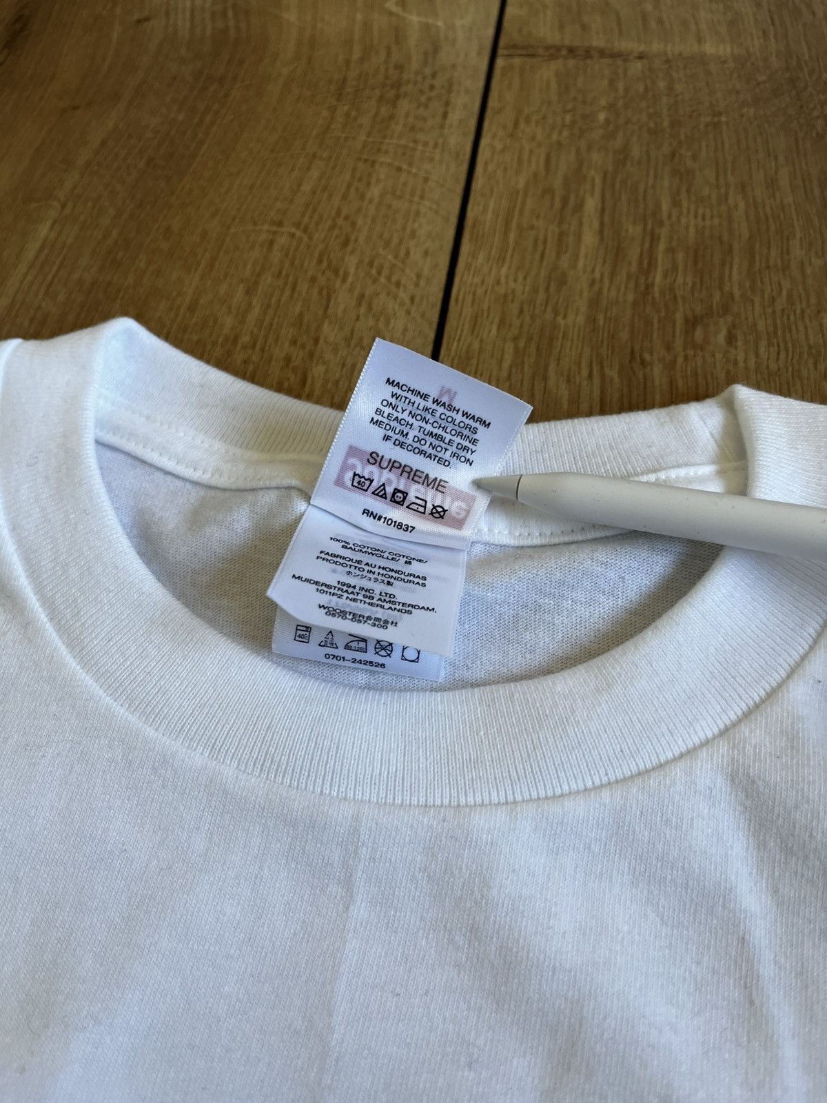 Supreme Arabic Box logo t-shirt Size US M / EU 48-50 / 2 - 4 Thumbnail
