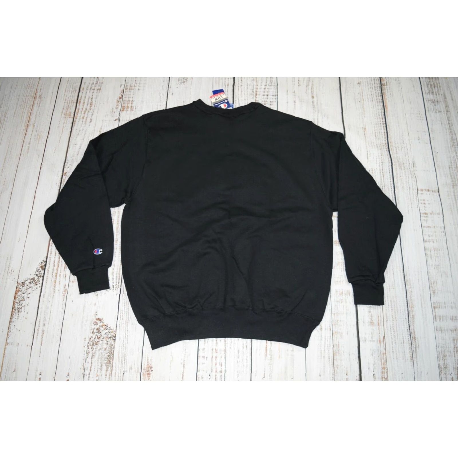 Champion Vintage Champion Crewneck Sweatshirt St Ides 90s Black XL Men Casual Logo Cotton Blend Size US XL / EU 56 / 4 - 8 Thumbnail