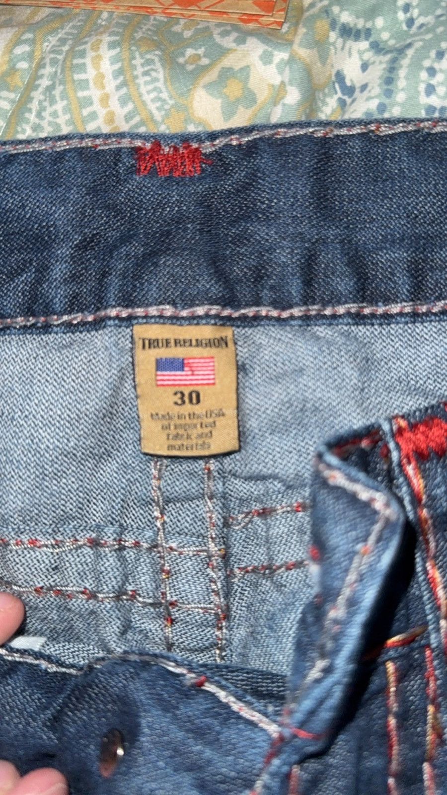 True Religion Geno Super T Slim Size US 30 / EU 46 - 3 Thumbnail