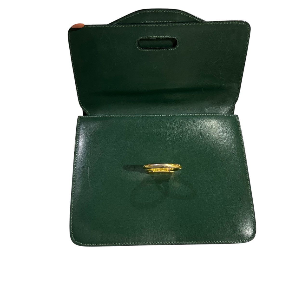 Celine × Vintage 🔥RARE🔥Authentic Celine Vintage Double Flap Bag Size ONE SIZE - 5 Thumbnail