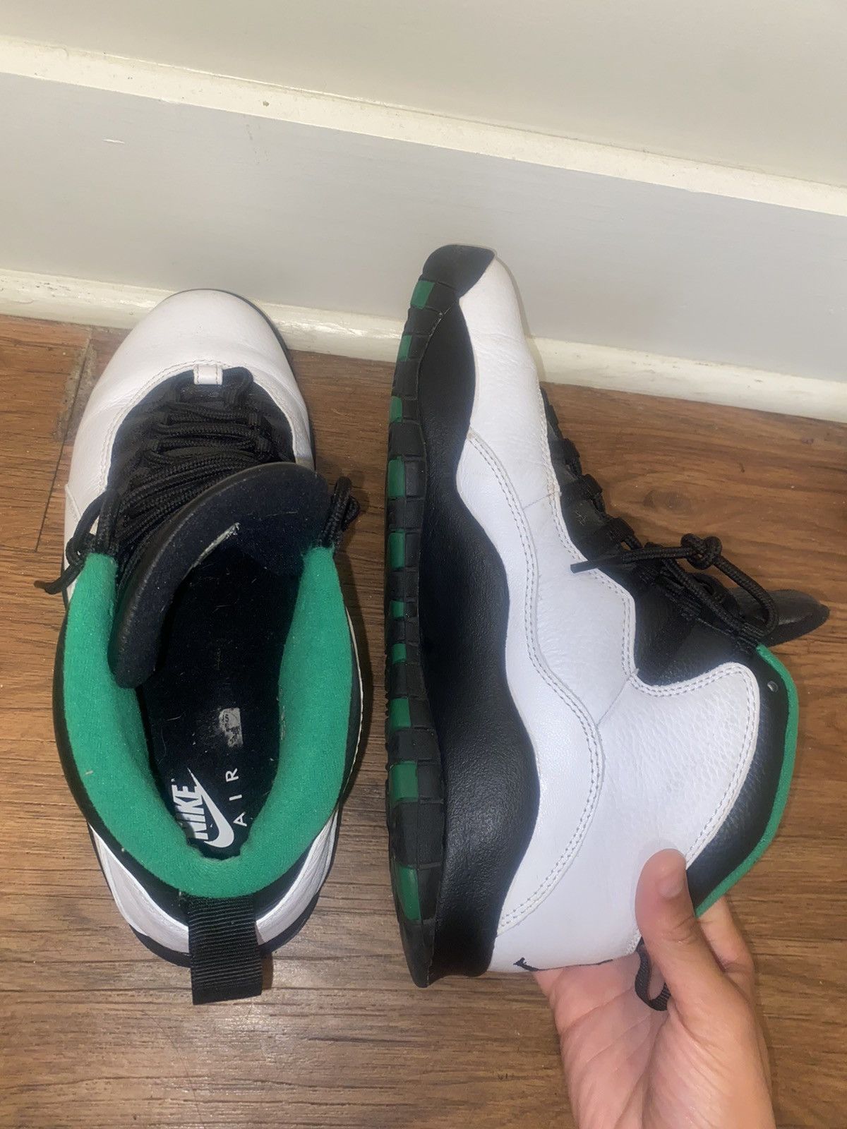 Jordan Brand Air Jordan 10 “SuperSonics” Retro Size US 12 / EU 45 - 9 Thumbnail