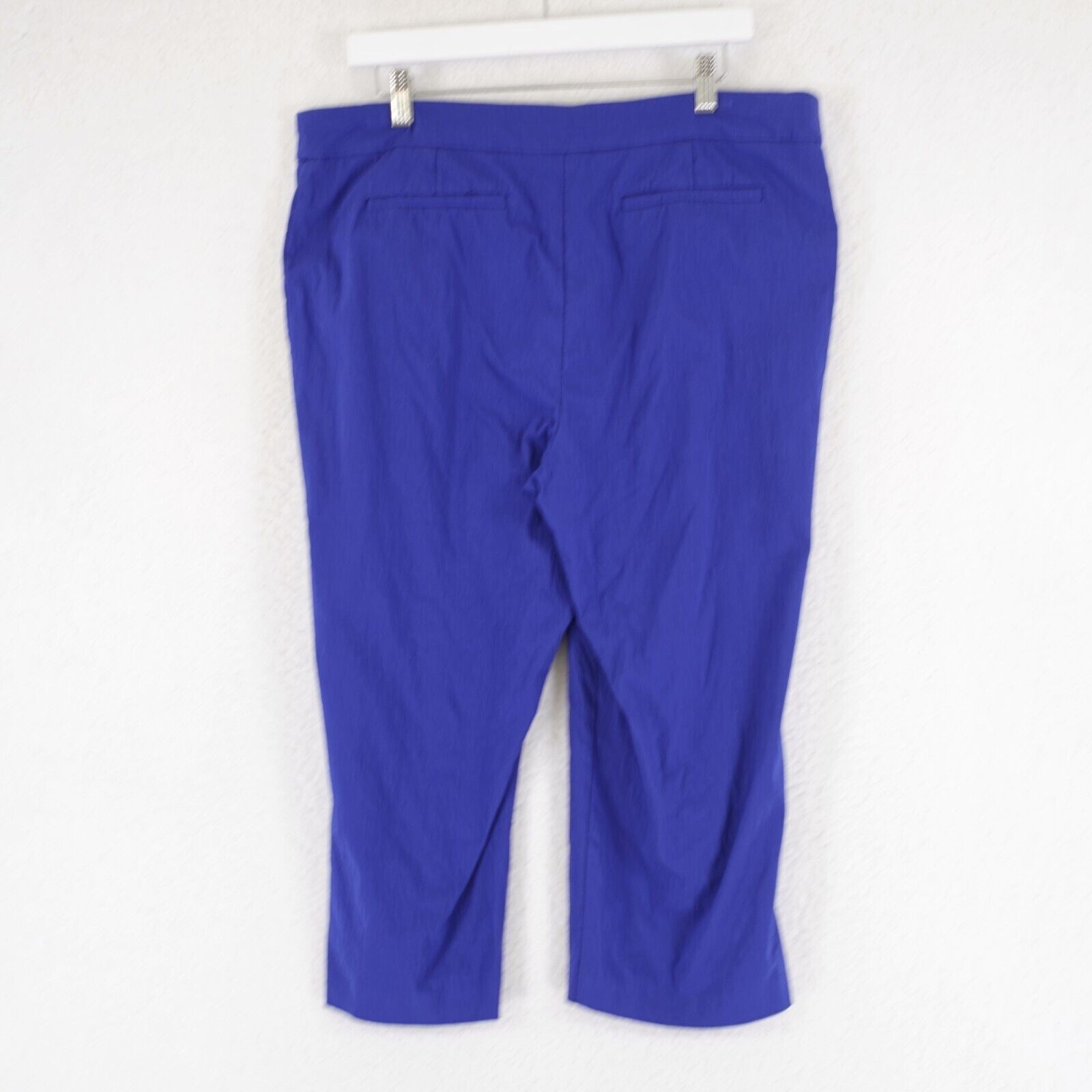 Designer Counterparts Royal Blue Size 16 Capri Pants 36/21 High Rise Size 38" / US 16 / IT 52 - 3 Thumbnail
