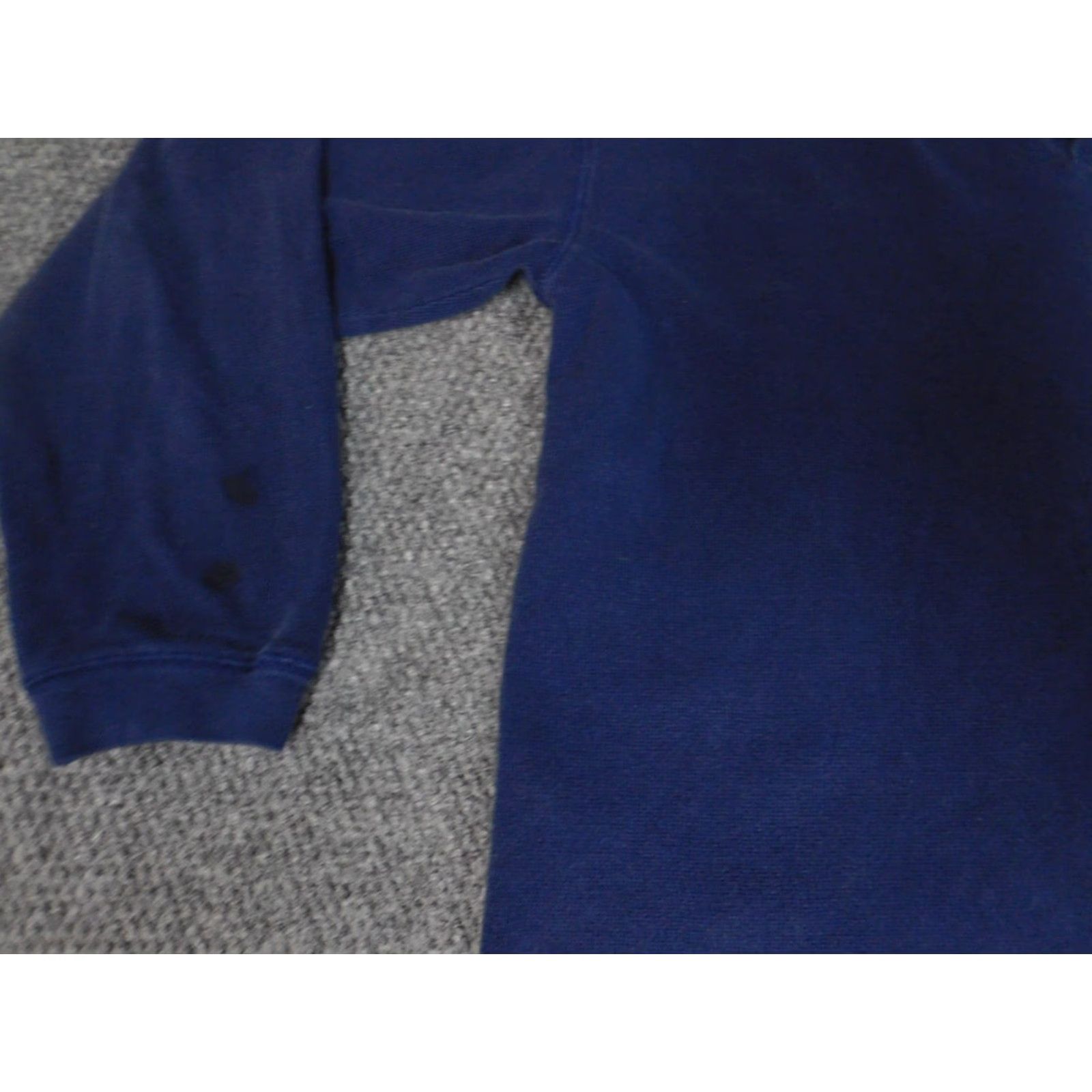 Vintage Maurices Mens Sweater Large Blue Henley Button Pullover Size US L / EU 52-54 / 3 - 4 Thumbnail