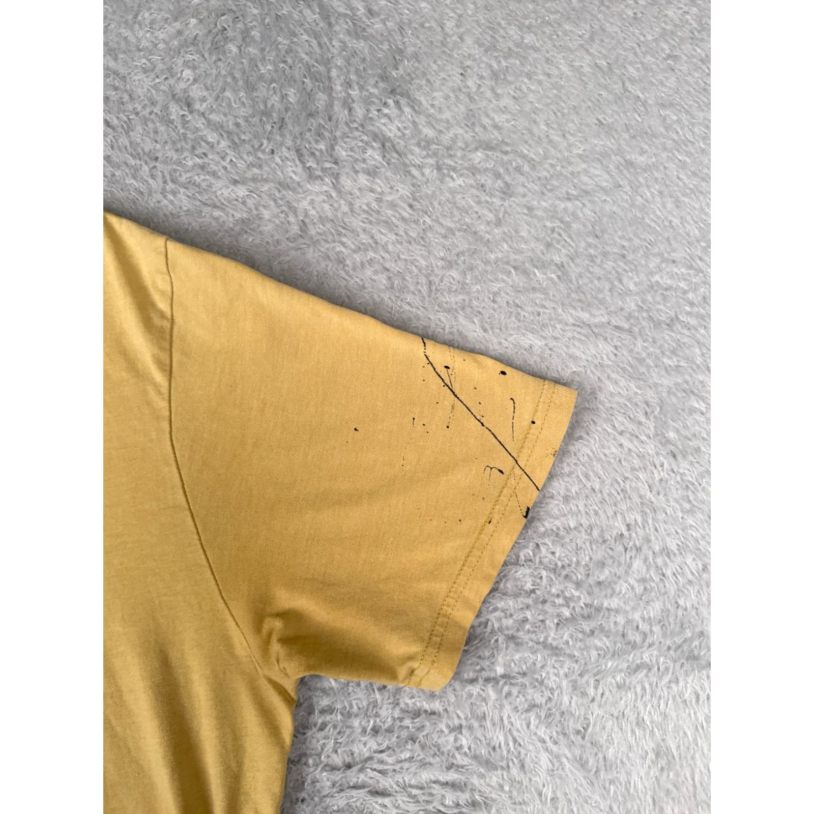 The North Face The North Face Shirt Men Large Yellow Short Sleeve Crew Neck Cotton Blend Artist Size US L / EU 52-54 / 3 - 2 Thumbnail