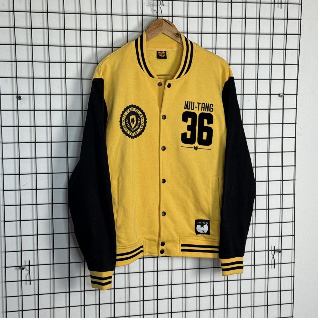 Wu-Tang Clan Wutang Jacket Varsity Black Yellow Size US M / EU 48-50 / 2 - 2 Thumbnail