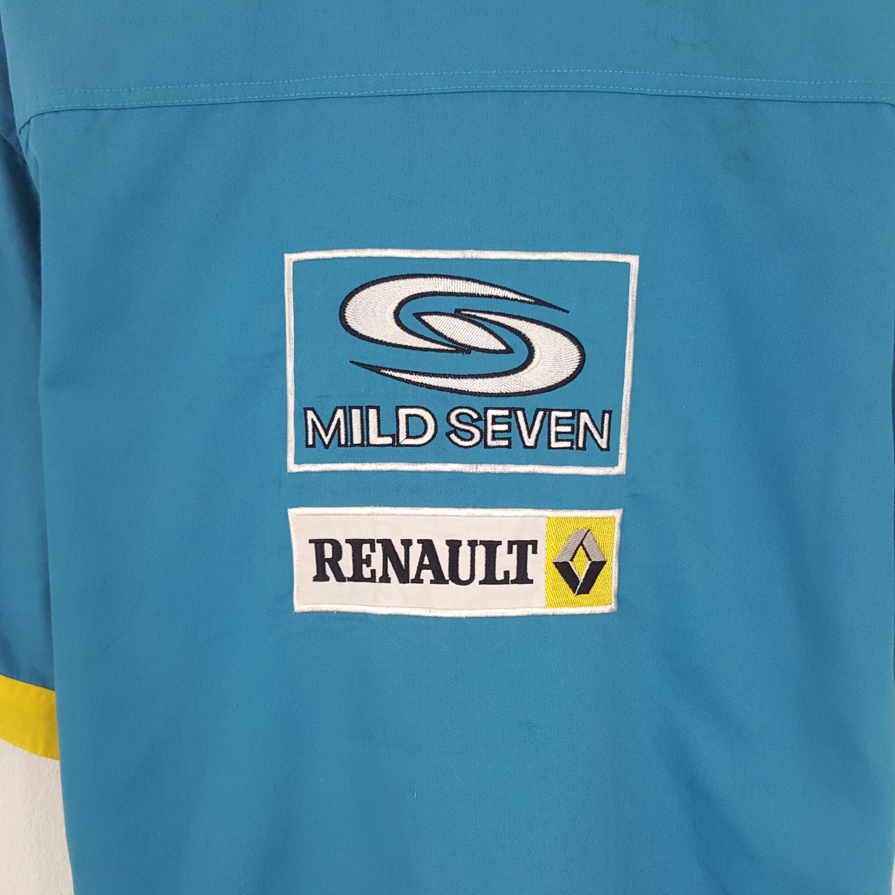 Vintage Vintage Mild Seven Renault Racing Worker Button Up Shirt Size US XL / EU 56 / 4 - 2 Thumbnail