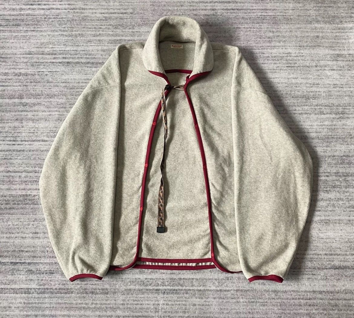 Kapital Kapital TwoTone Fleece Hoodie Jacket - DMC Size US S / EU 44-46 / 1 - 1 Thumbnail