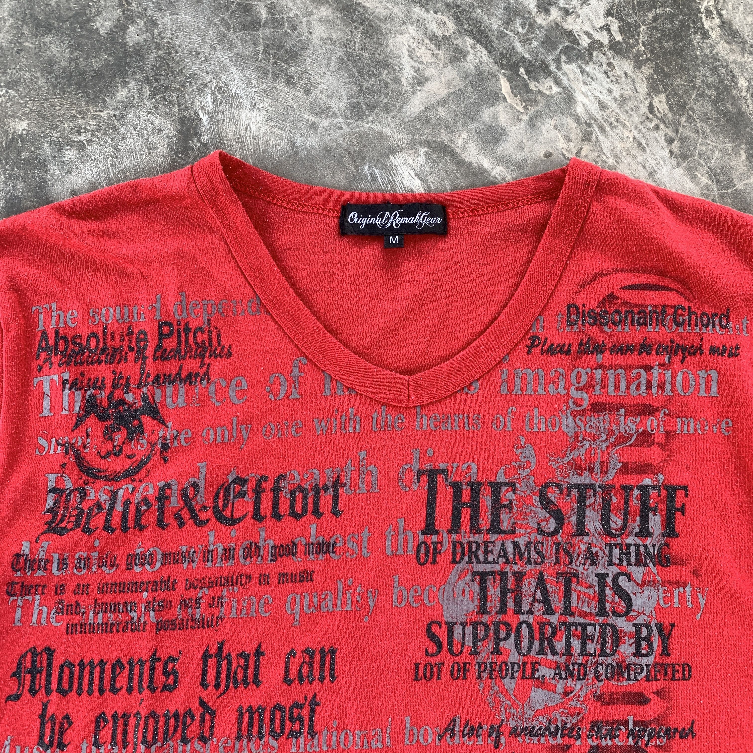 Japanese Brand Original Remake Gear Poem Gothic Vkei KMRII LGB Style Tshirt Size US M / EU 48-50 / 2 - 4 Thumbnail