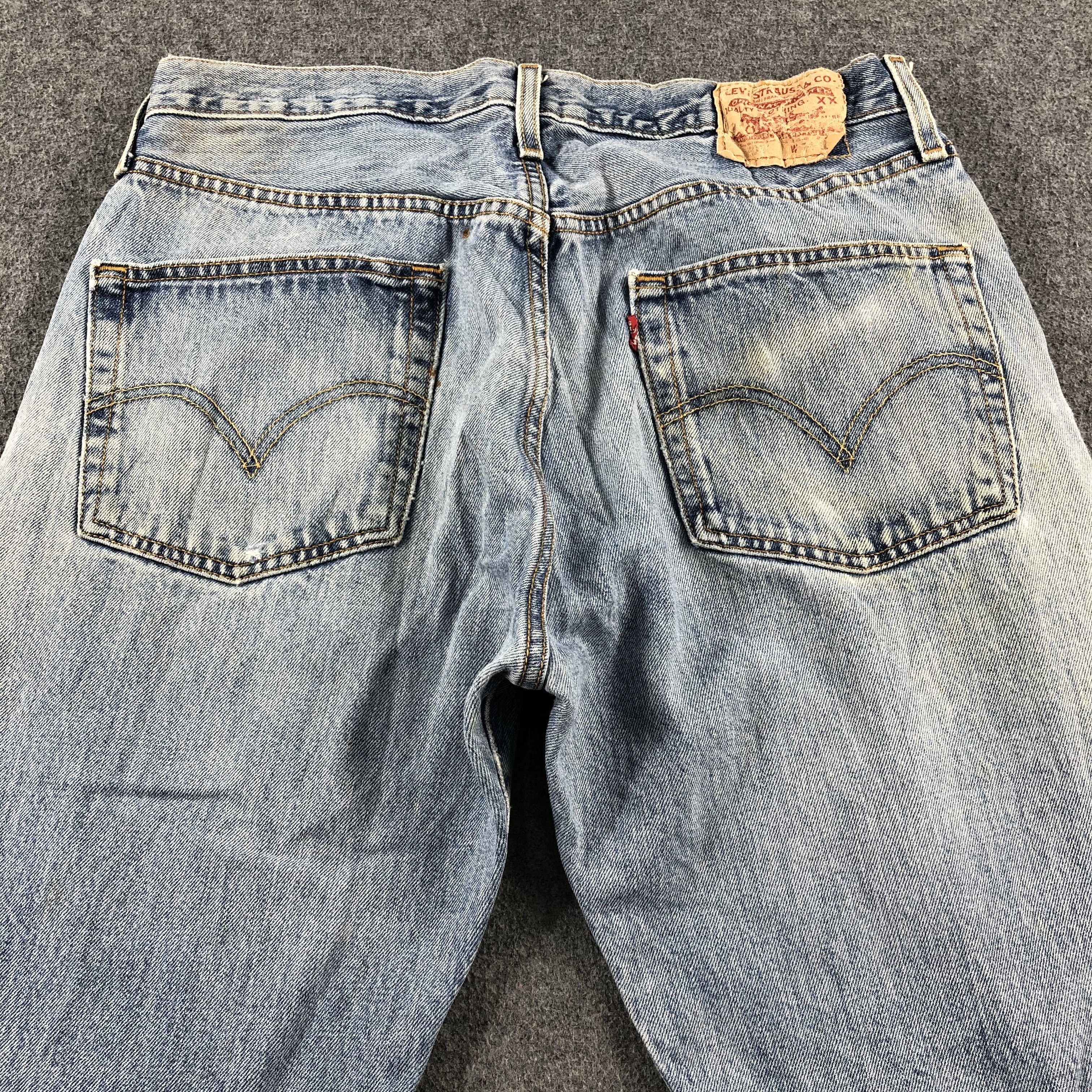Levi's Vintage Blue Wash Levis 501 Jeans-J2440 Size US 33 - 4 Thumbnail