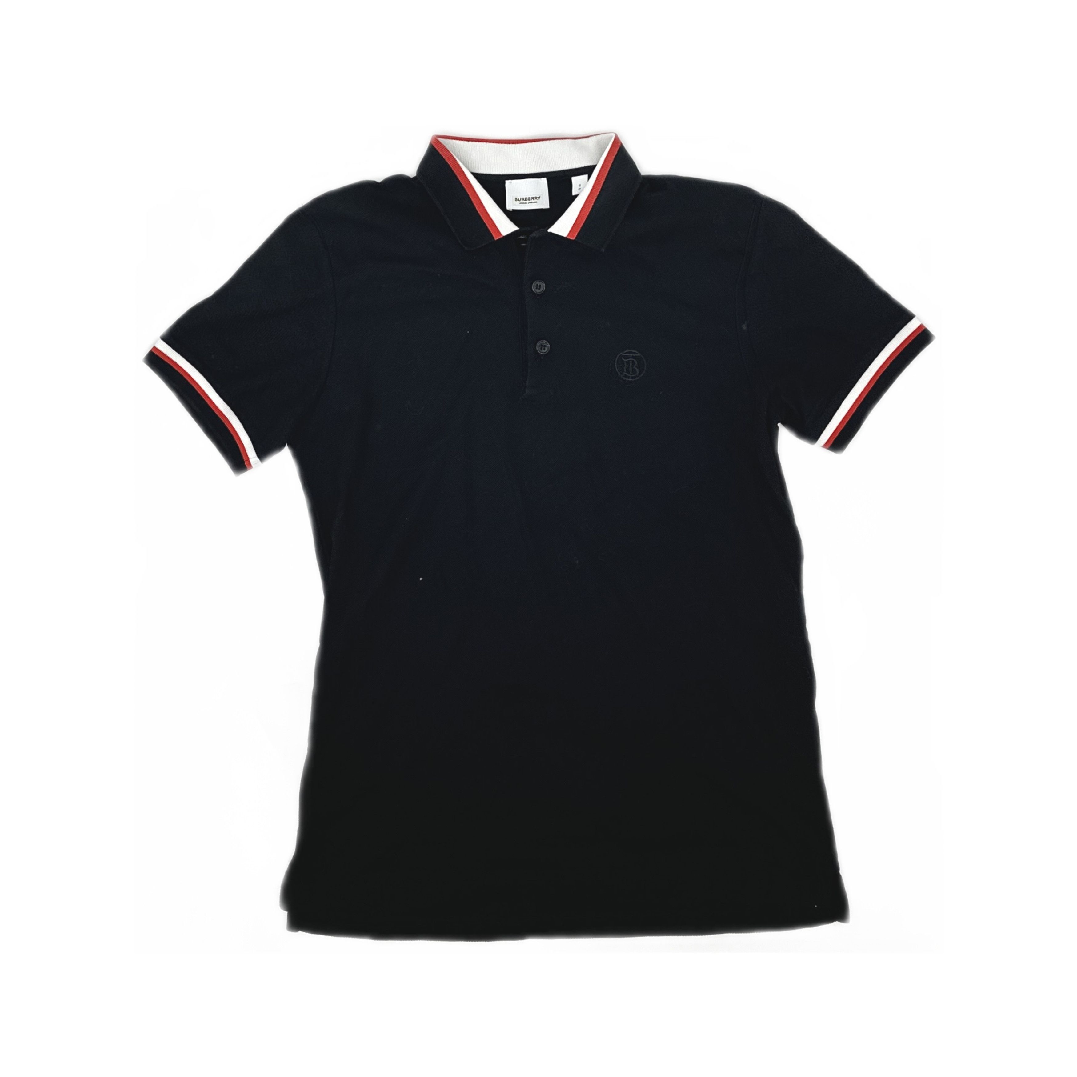 Burberry Black Polo Shirt TB Logo Archive Stripe Size S | Grailed